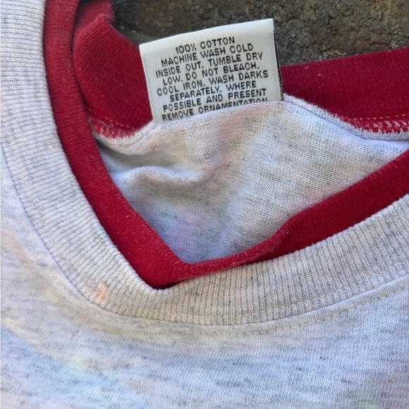 Vintage Dog Graphic Ringer T-Shirt | Cotton Fitz | Made in USA - Picture 3 of 7